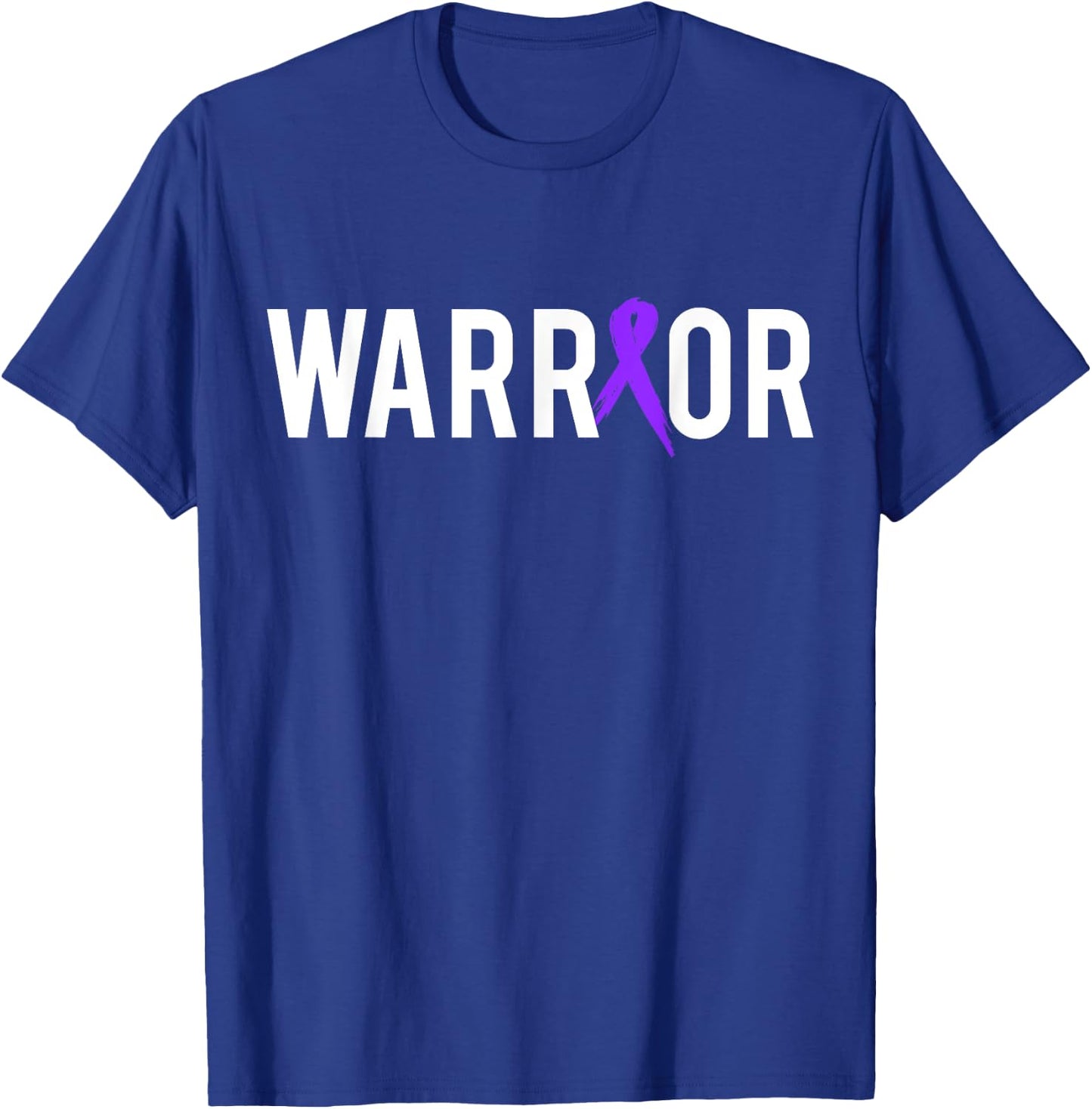 Pancreatic Cancer Warrior Design Gift Cancer Awareness T-Shirt - T-Shirt | Royal