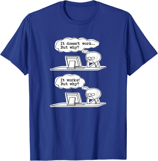 Computer software developer meme - it works on my machine T-Shirt - T-Shirt | Royal