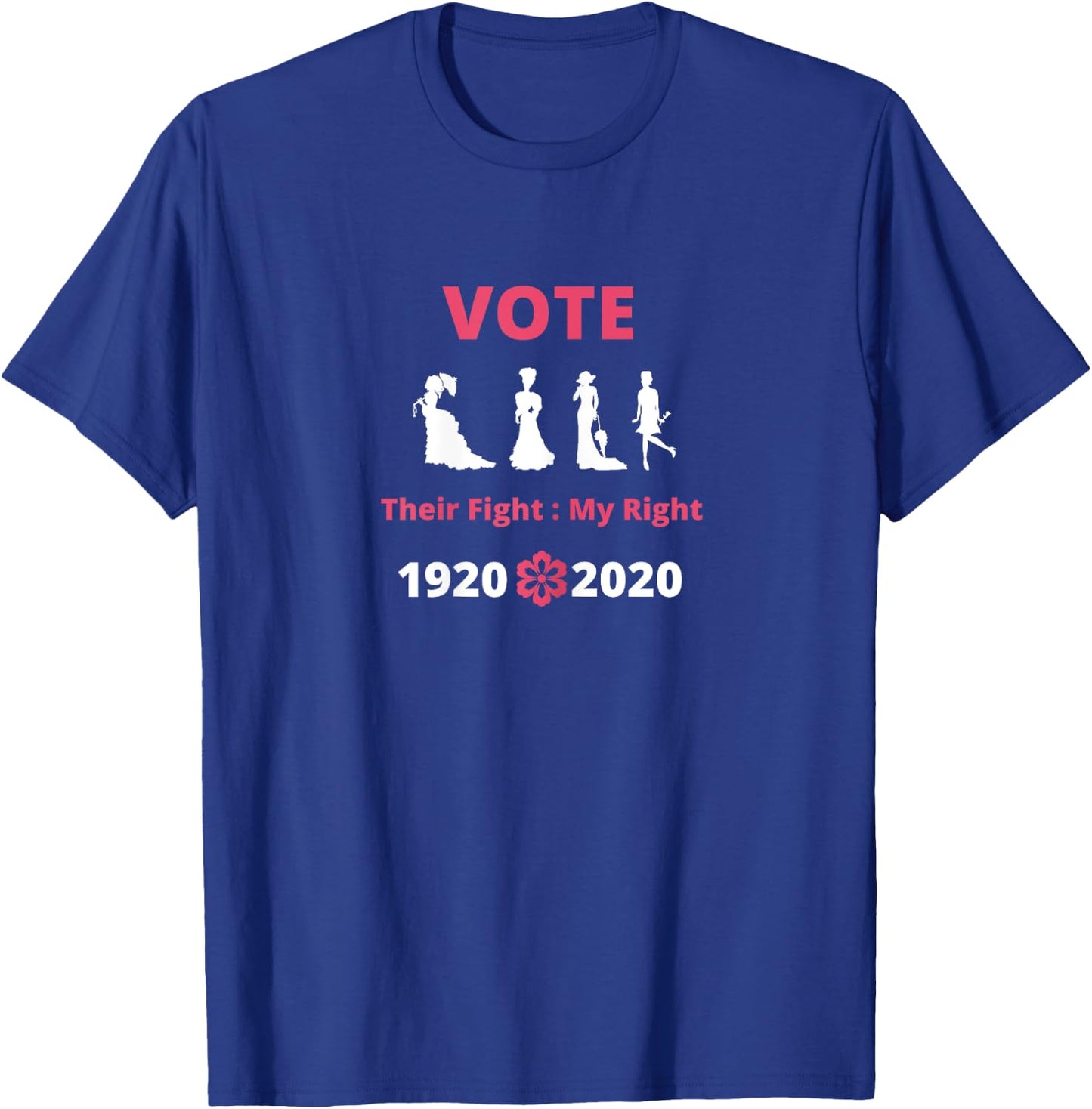 Suffragette Centennial 19th Amendment Right to Vote Activist T-Shirt - T-Shirt | Royal