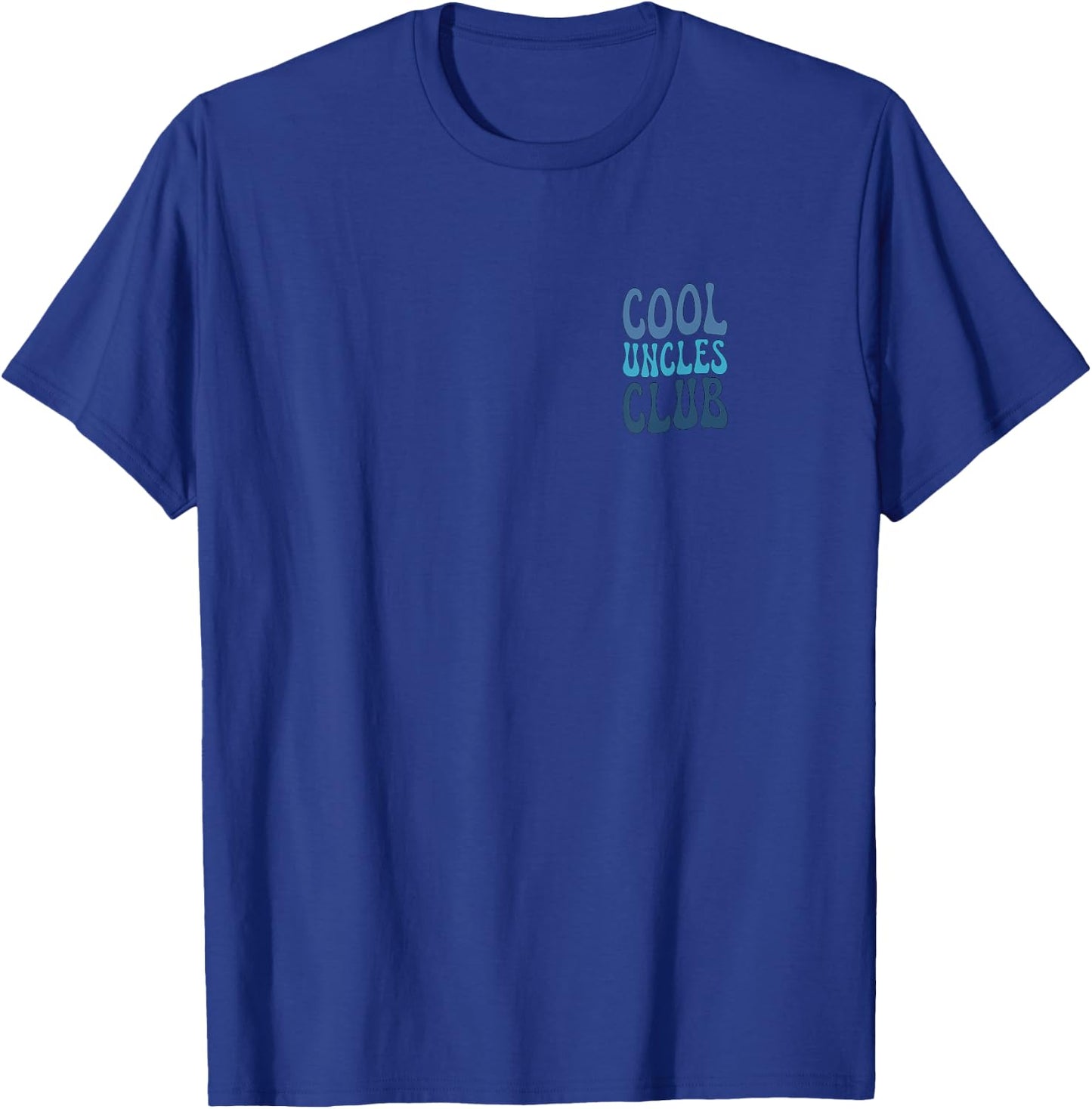 Cool Uncles Club Pregnancy Announcement For Uncle Pocket T-Shirt - T-Shirt | Royal