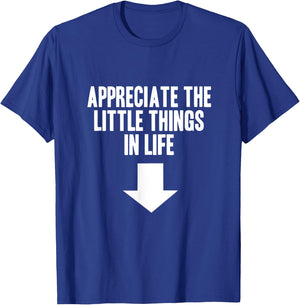 Small penis little things funny bachelor party gag gift T-Shirt - T-Shirt | Royal