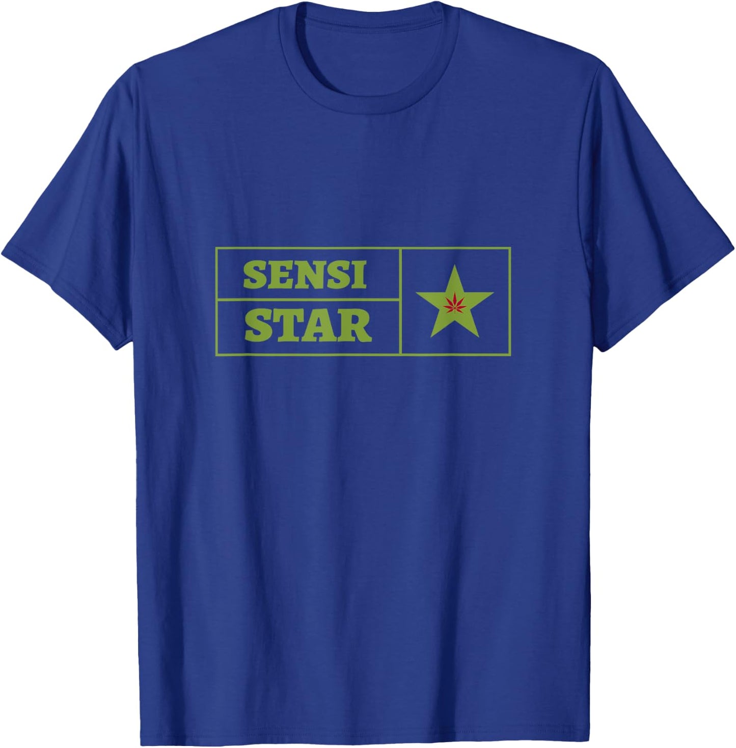 Sensi Star Weed Cannabis Strain Marijuana Icon Style T-Shirt - T-Shirt | Royal