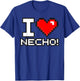 I Love Necho System 8 Bit Heart SF Insurance Agent Agency T-Shirt - T-Shirt | Royal