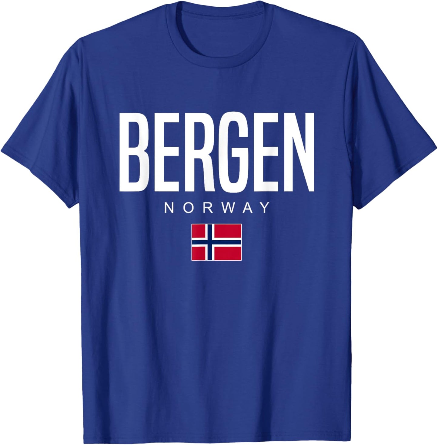 Bergen Norway T-Shirt - T-Shirt | Royal