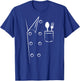Chef Costume Spoon Fork Culinary Kitchen Chief Cook Cuisine T-Shirt - T-Shirt | Royal