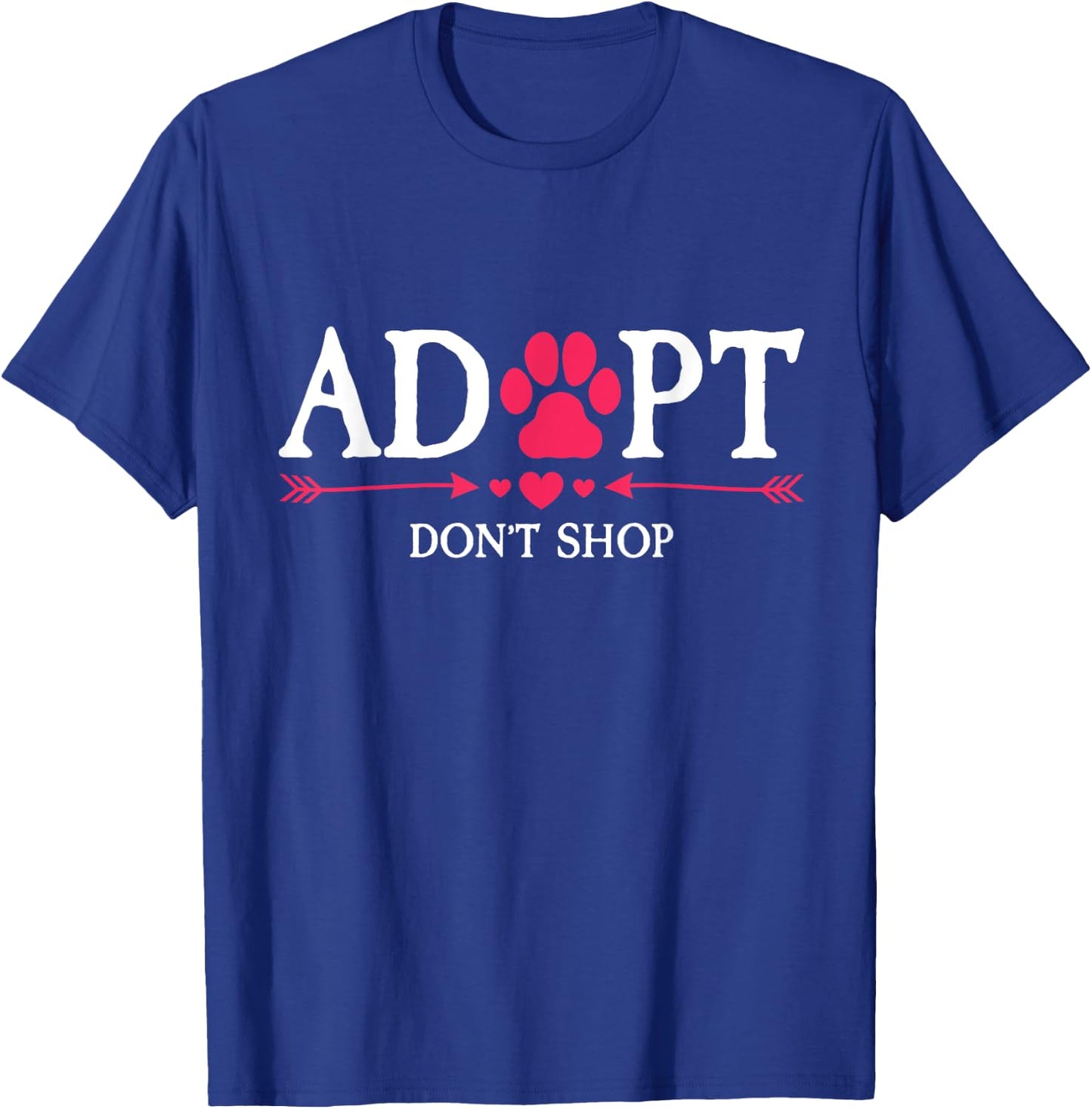 Rescued Is My Favorite Breed Adopt Don't Shop Dog Lovers T-Shirt - T-Shirt | Royal