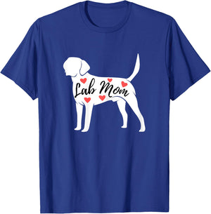 Lab Mom - Labrador Retriever Lover Dog Owner Pet Girls Kids T-Shirt - T-Shirt | Royal