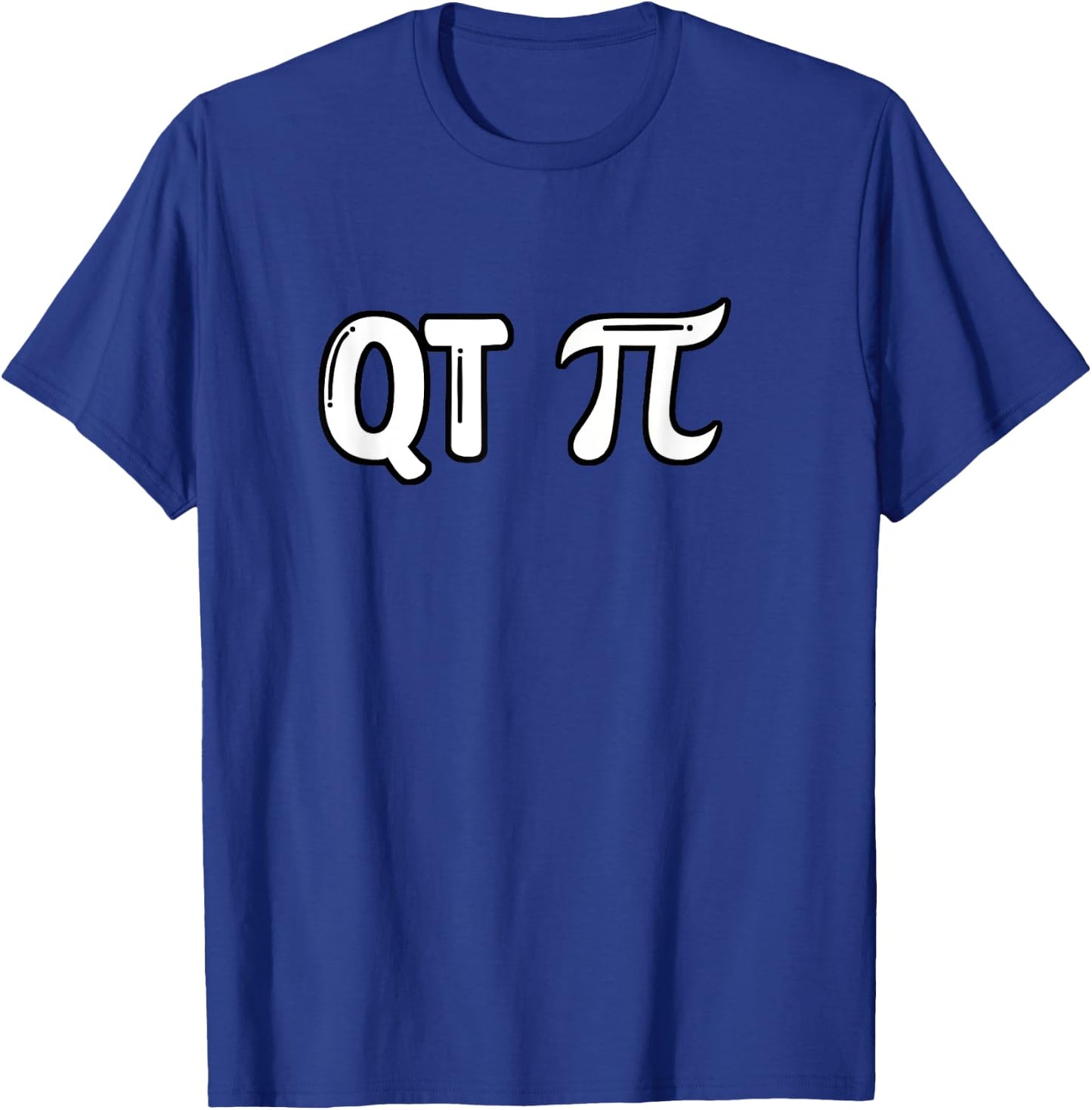 Pi Day - QT Pi - Funny Cutie Pie 3.14 - Cute Math Pun T-Shirt - T-Shirt | Royal