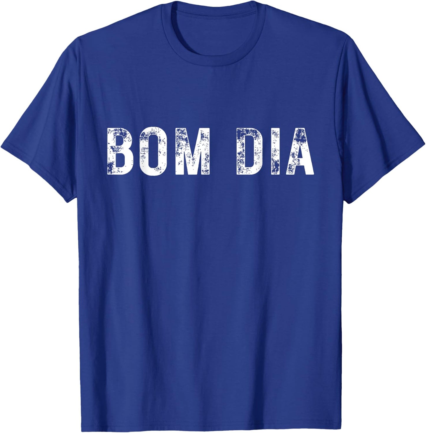 Bom Dia Vibes - Portuguese Good Morning Graphic T-Shirt - T-Shirt | Royal
