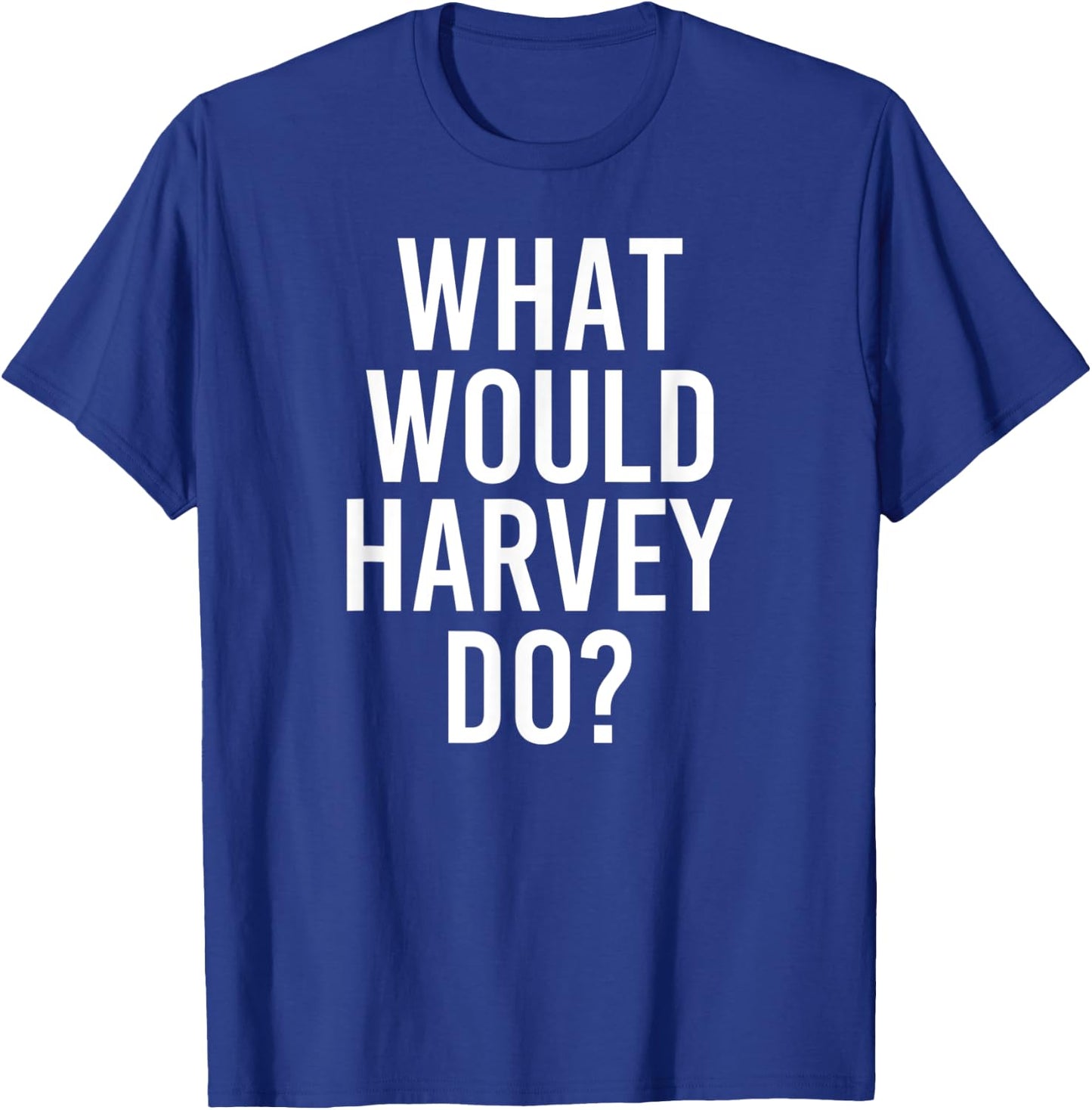 What Would HARVEY Do Funny Personalized Name Joke Men Gift T-Shirt - T-Shirt | Royal