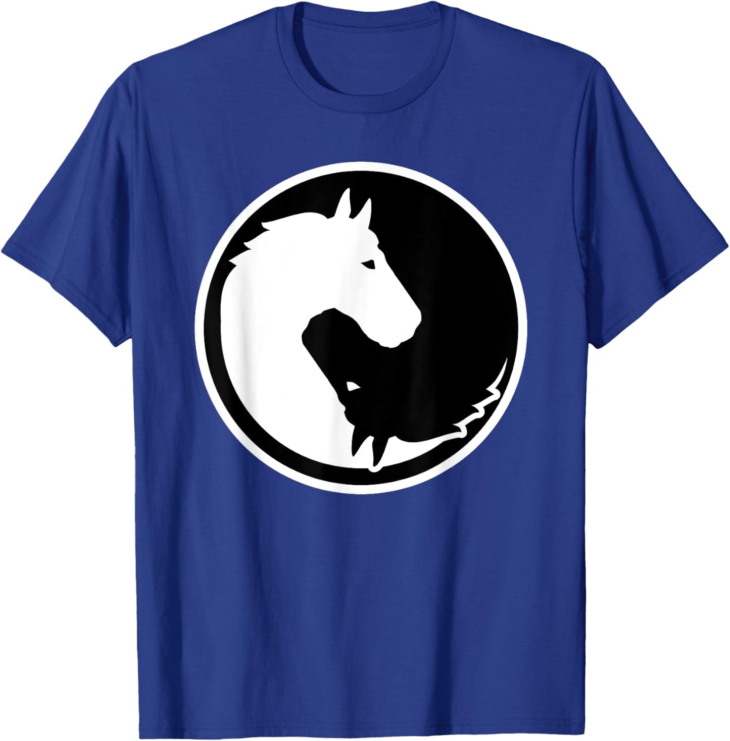 Horse yin and yang T-Shirt - T-Shirt | Royal