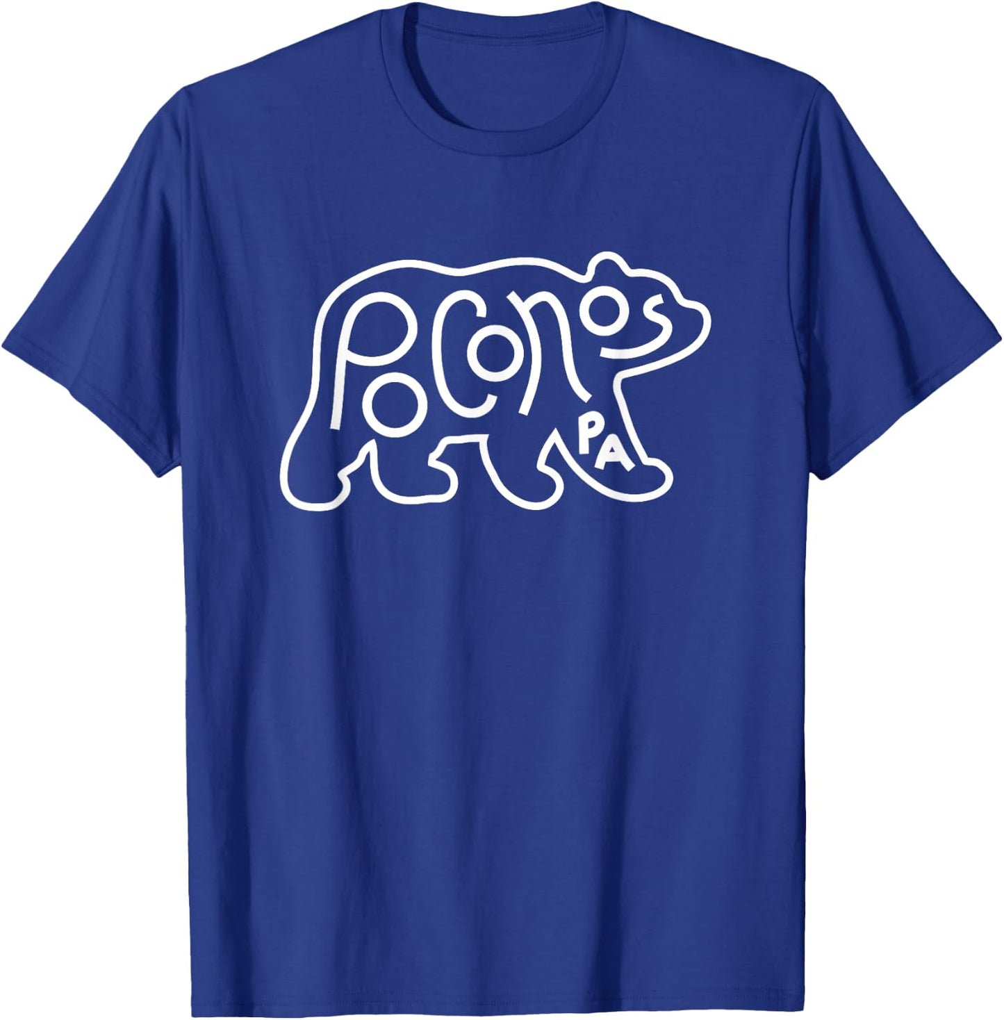 Poconos Pennsylvania Pocono PA Bear Travel T-Shirt - T-Shirt | Royal
