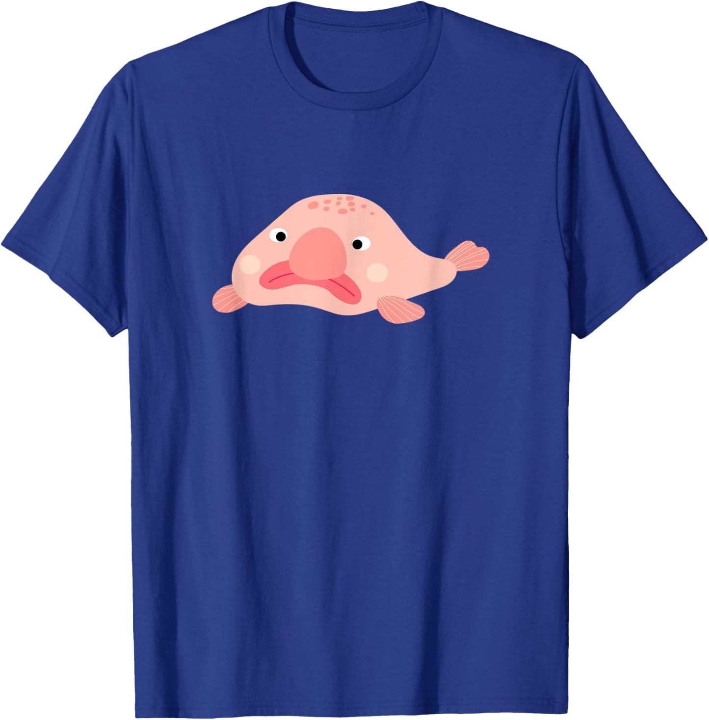 Funny Blobfish - Pink Blob Fish T-Shirt - T-Shirt | Royal