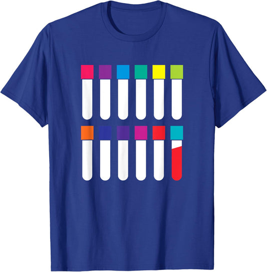 Test Tube Laboratory Phlebotomist Phlebotomy Doctor Gift T-Shirt - T-Shirt | Royal