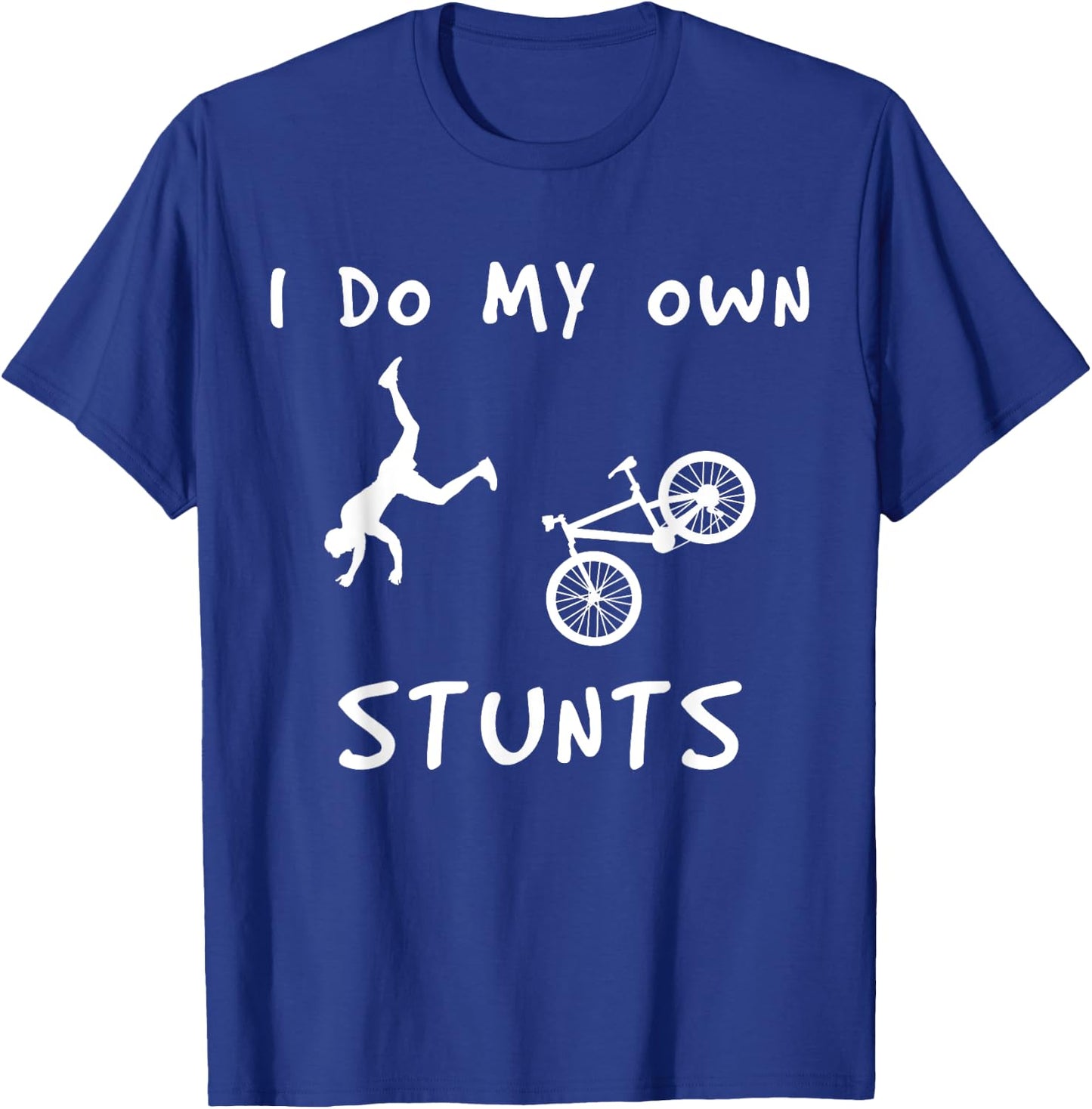 Bicycle Stunt Gift - Bicycle Stuntman T-Shirt - T-Shirt | Royal