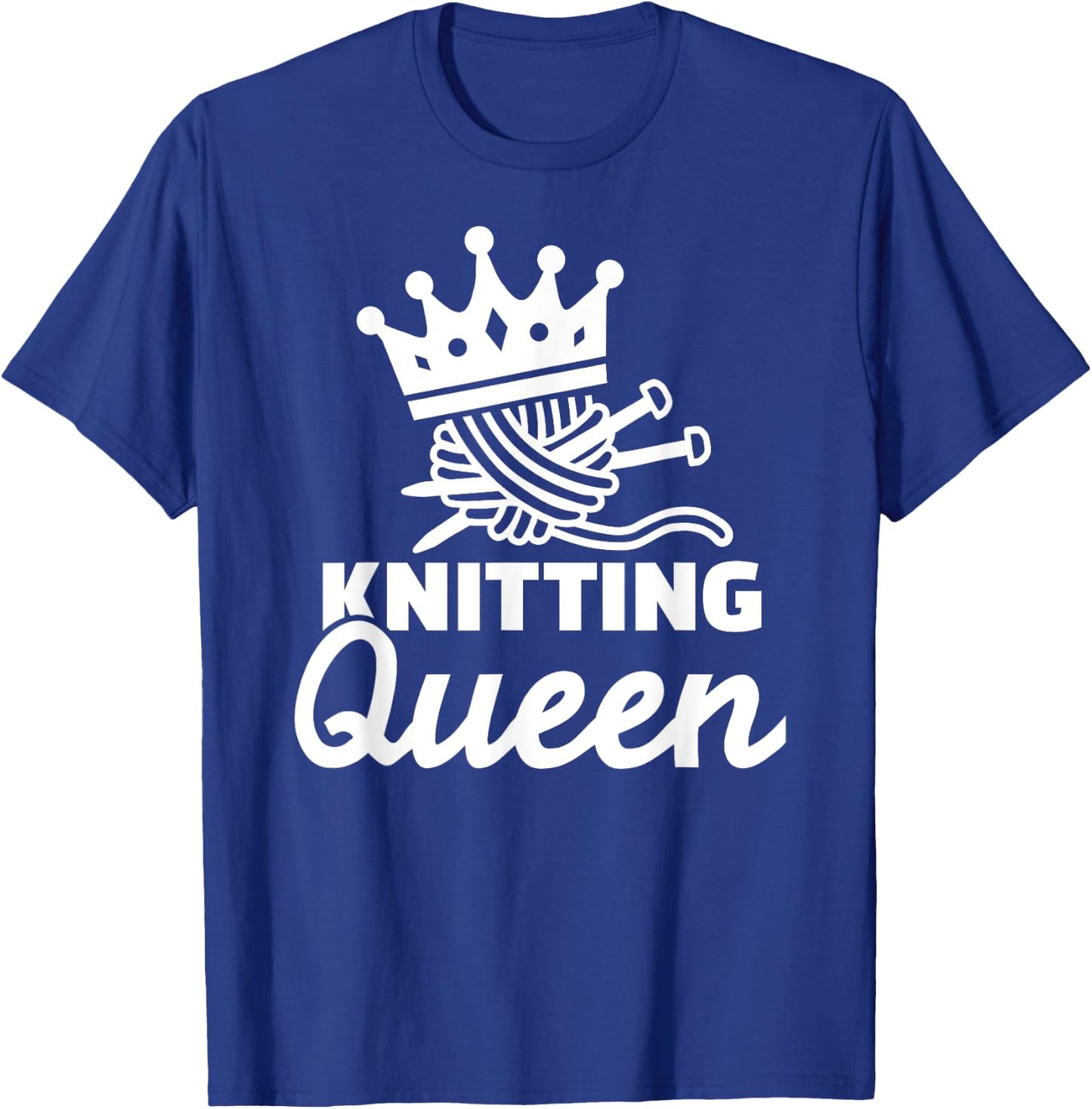 Knitting queen T-Shirt - T-Shirt | Royal