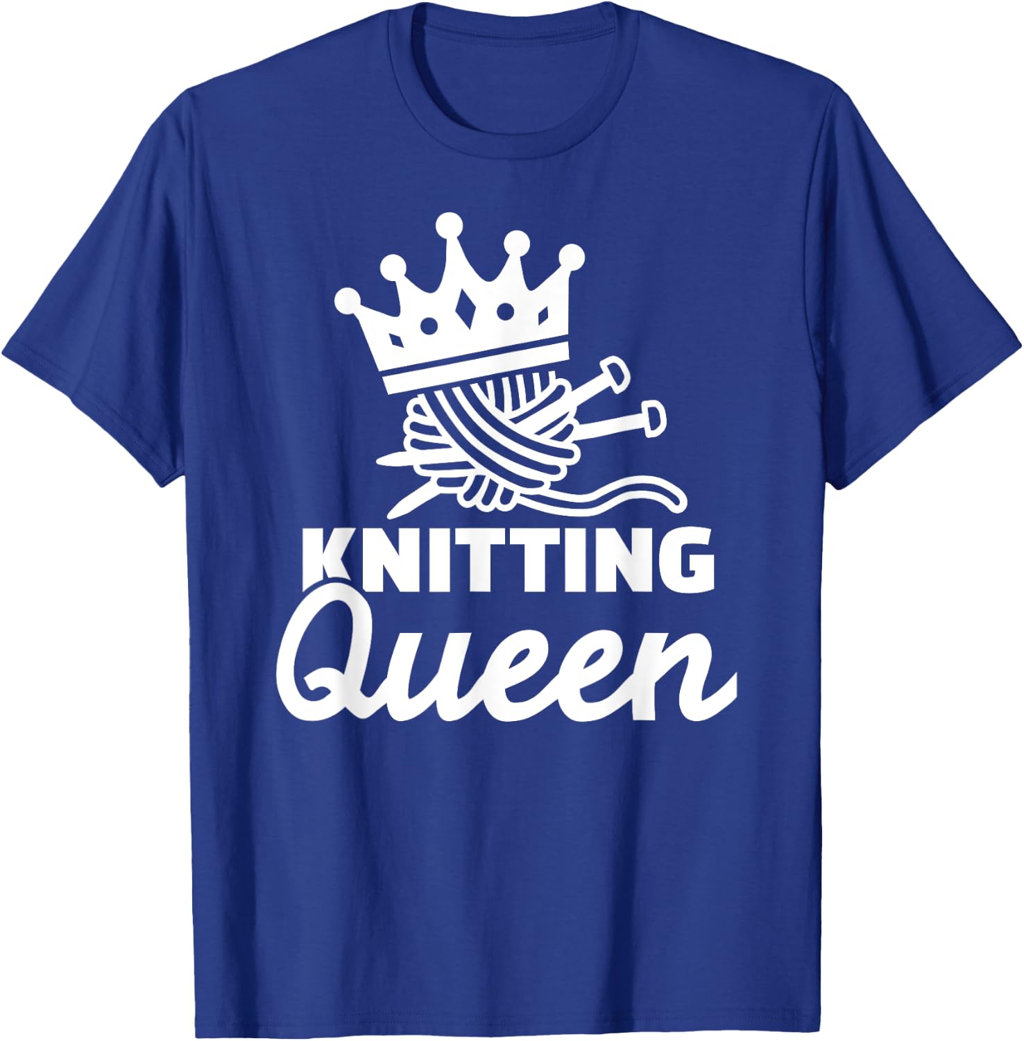 Knitting queen T-Shirt - T-Shirt | Royal