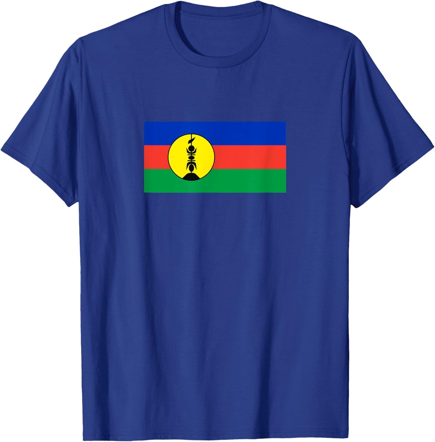 New Caledonia Flag Shirt Flag of New Caledonia T-Shirt - T-Shirt | Royal