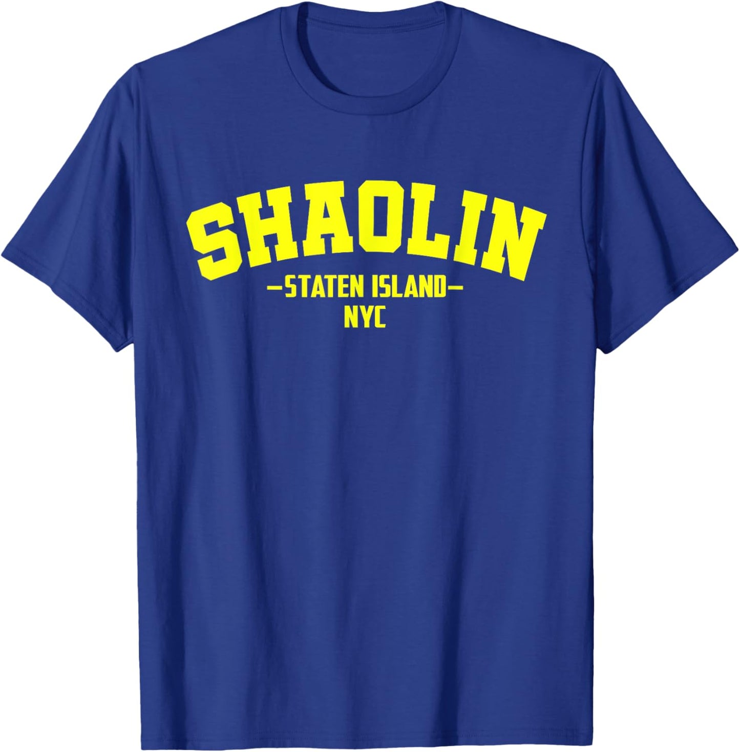 Shaolin Staten Island NYC Retro 90's Hip-Hop T-Shirt - T-Shirt | Royal