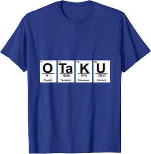 Science Geek Periodic Table Otaku Anime T-Shirt - T-Shirt | Royal