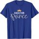 Vacation Prince in Gray with a Crown T-Shirt - T-Shirt | Royal