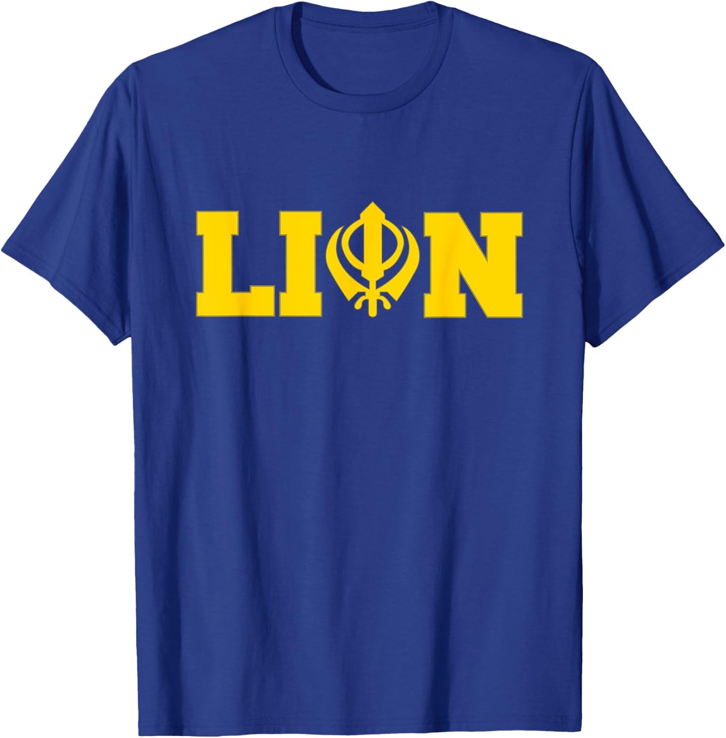 Punjabi Lion Khanda Sikh Singh T-Shirt - T-Shirt | Royal