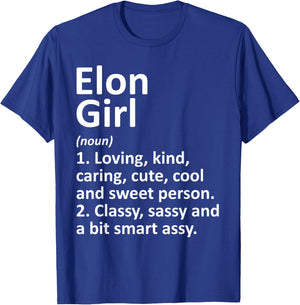 ELON GIRL NC NORTH CAROLINA Funny City Home Roots Gift T-Shirt - T-Shirt | Royal