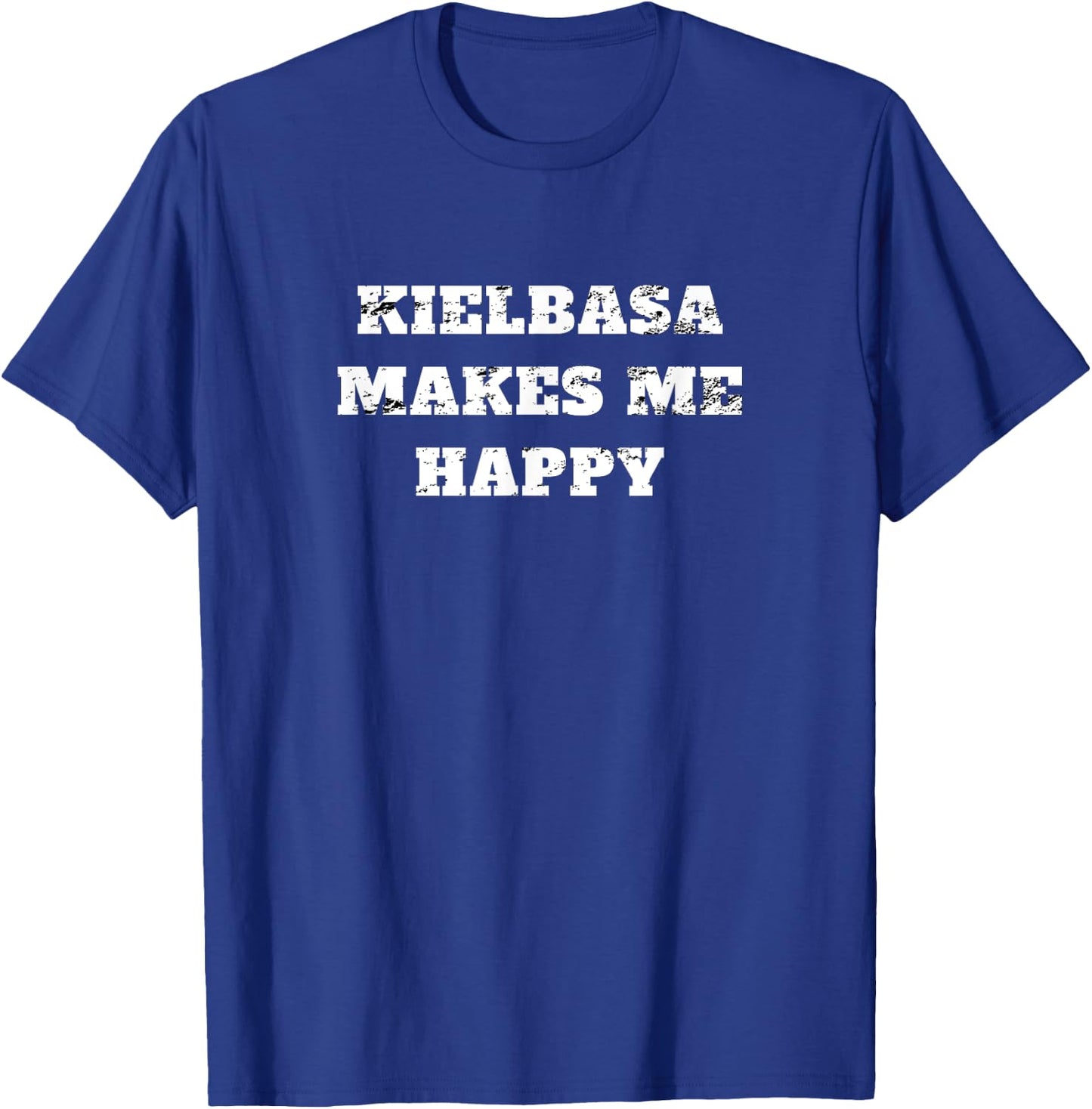 Polish Kielbasa Makes me happy retro vintage distressed T-Shirt - T-Shirt | Royal
