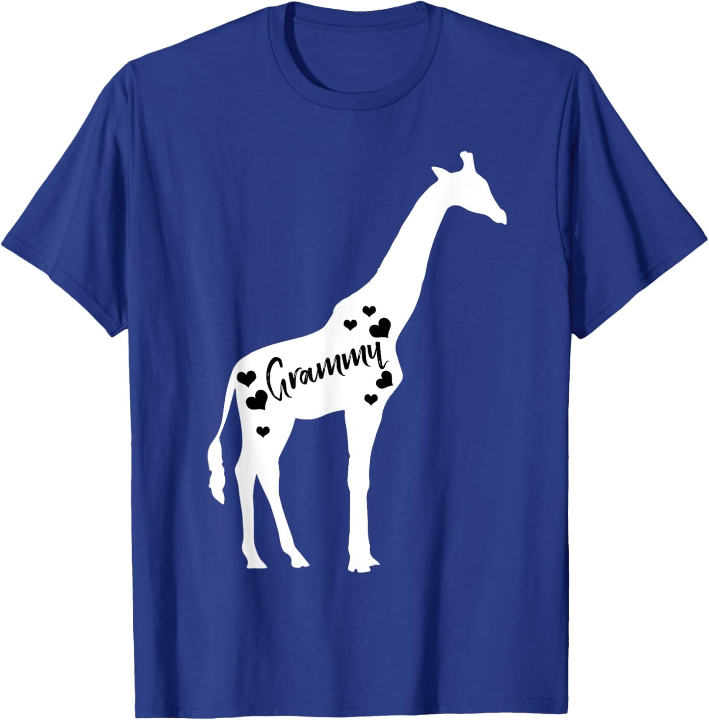 Grammy Giraffe Grandparents Day Safari Zoo Lover Grandmother T-Shirt - T-Shirt | Royal
