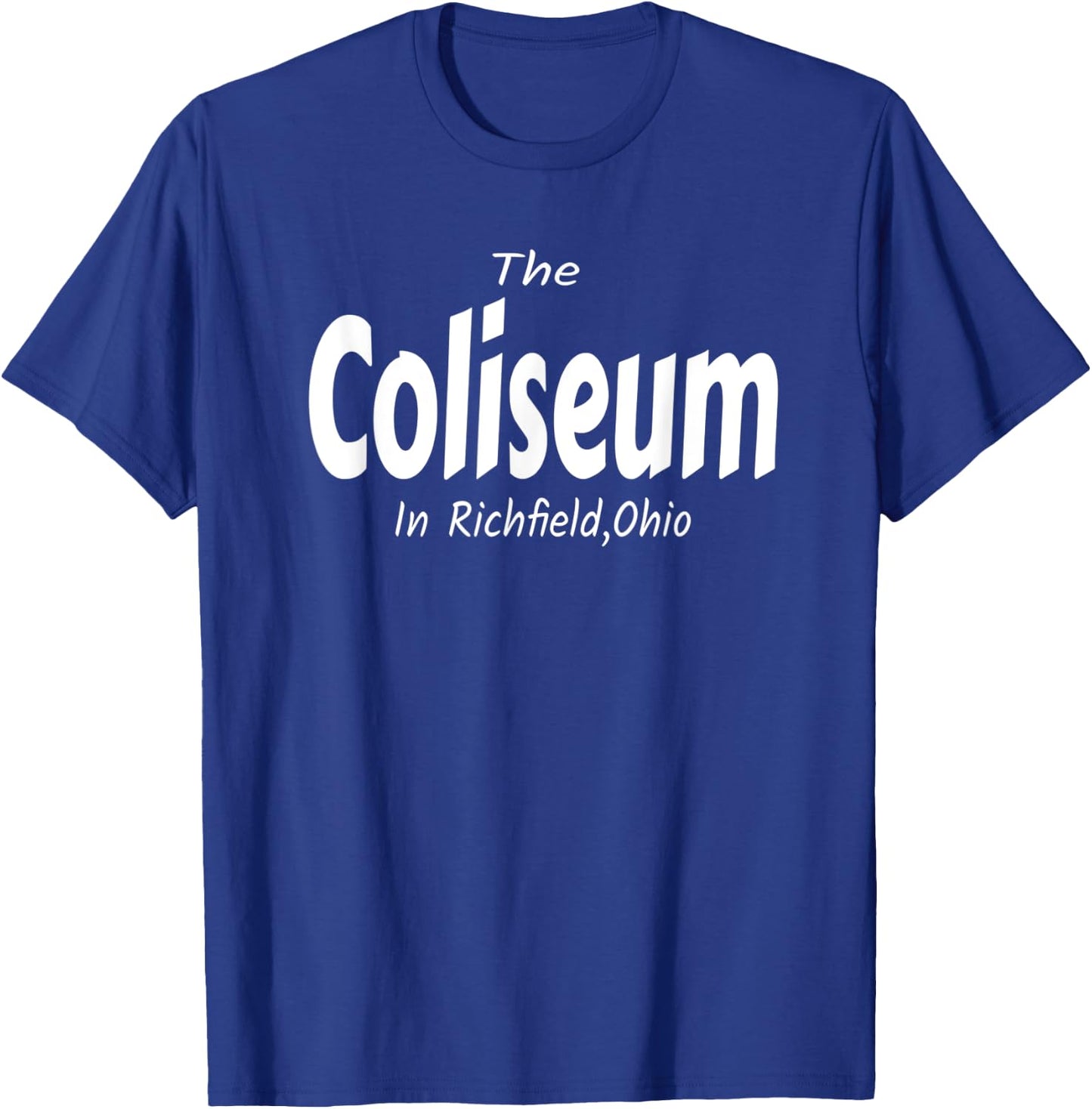 Vintage Richfield Coliseum Cleveland T-Shirt - T-Shirt | Royal