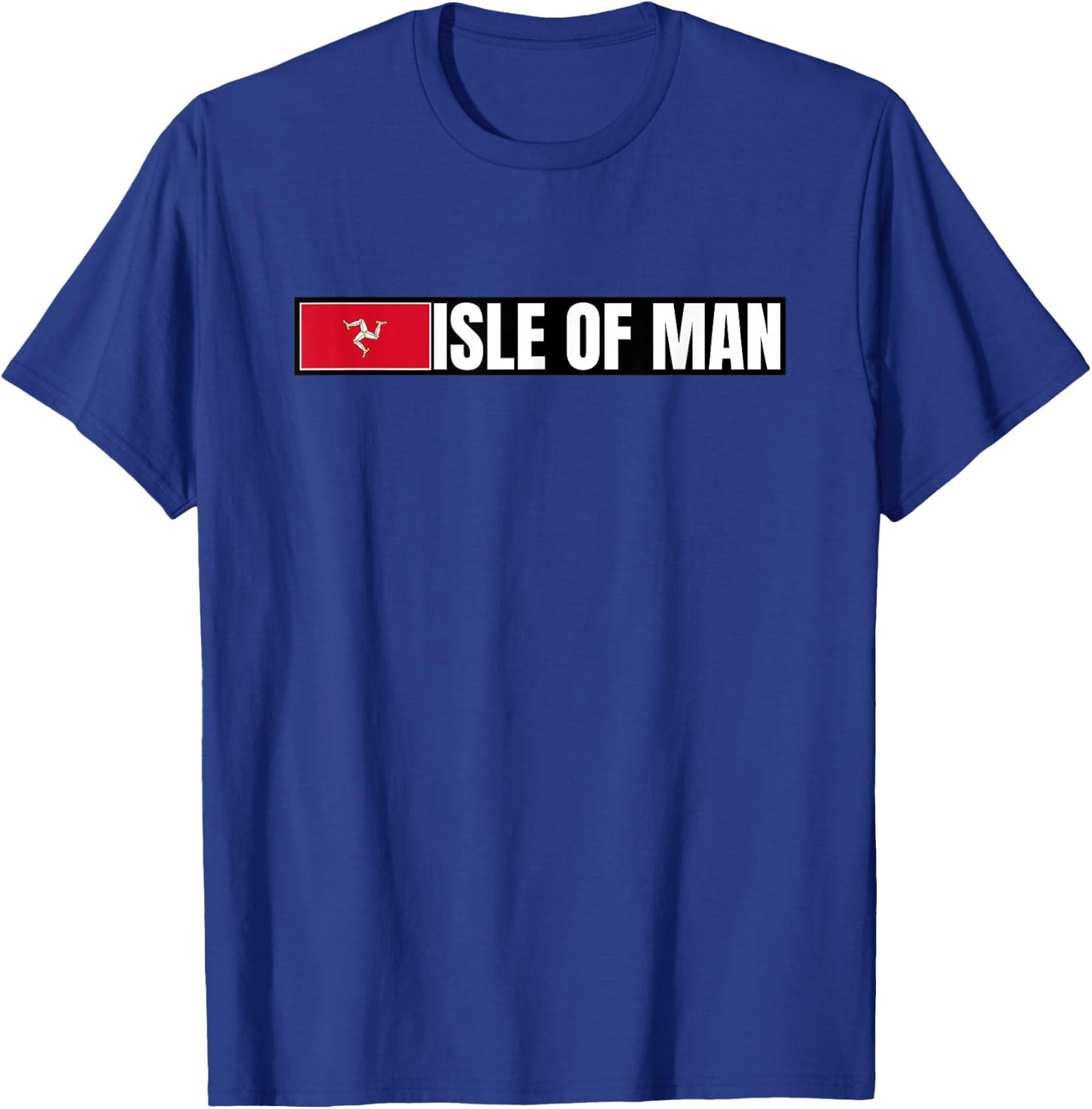 Isle Of Man Flag T-Shirt - T-Shirt | Royal