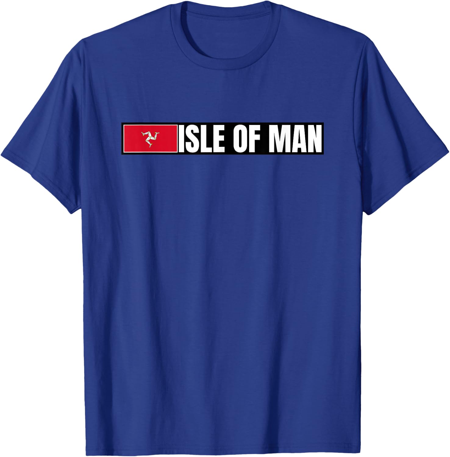 Isle Of Man Flag T-Shirt - T-Shirt | Royal