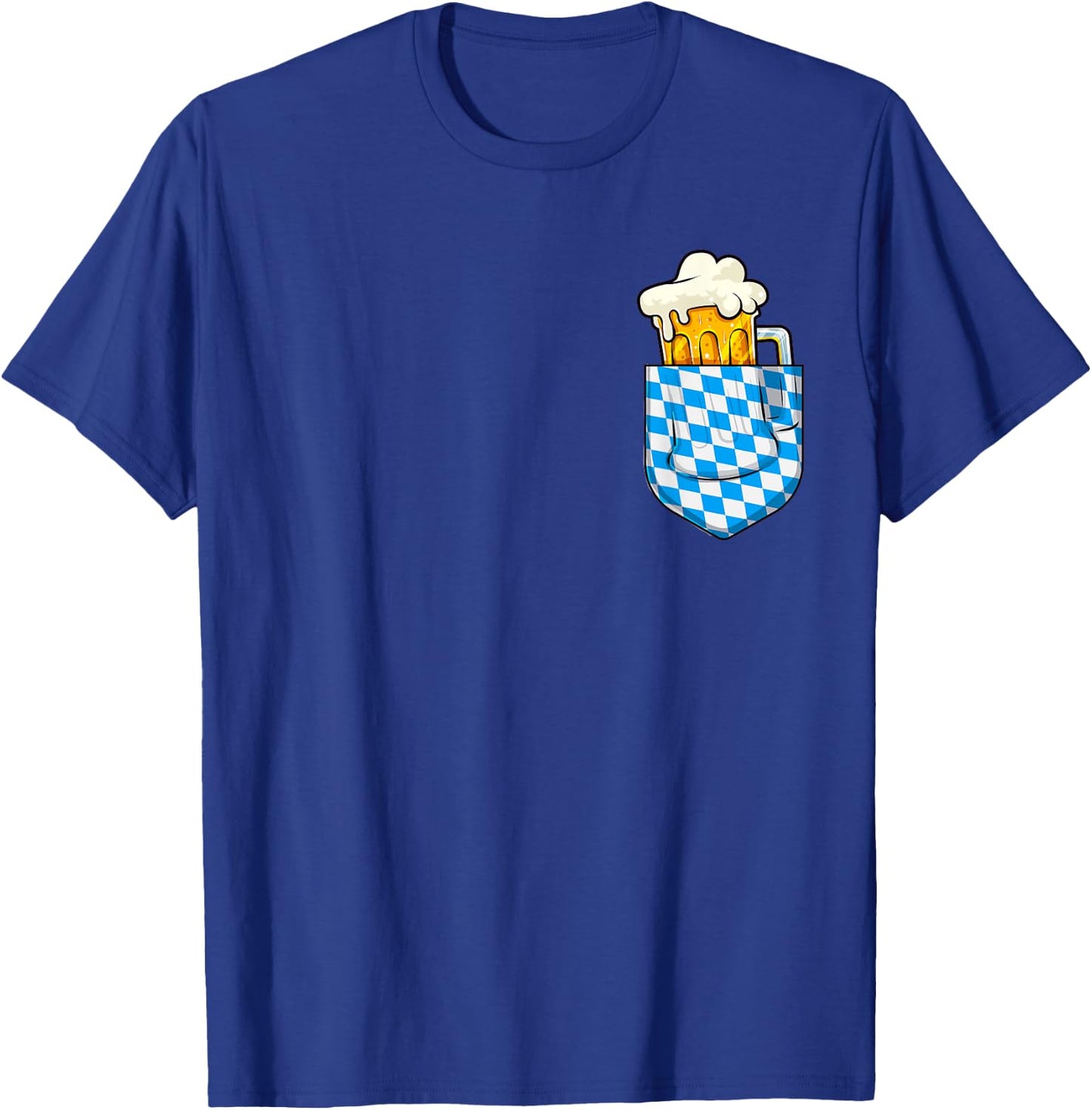 Oktoberfest Pocket Bavarian Beer Prost German Funny German T-Shirt - T-Shirt | Royal