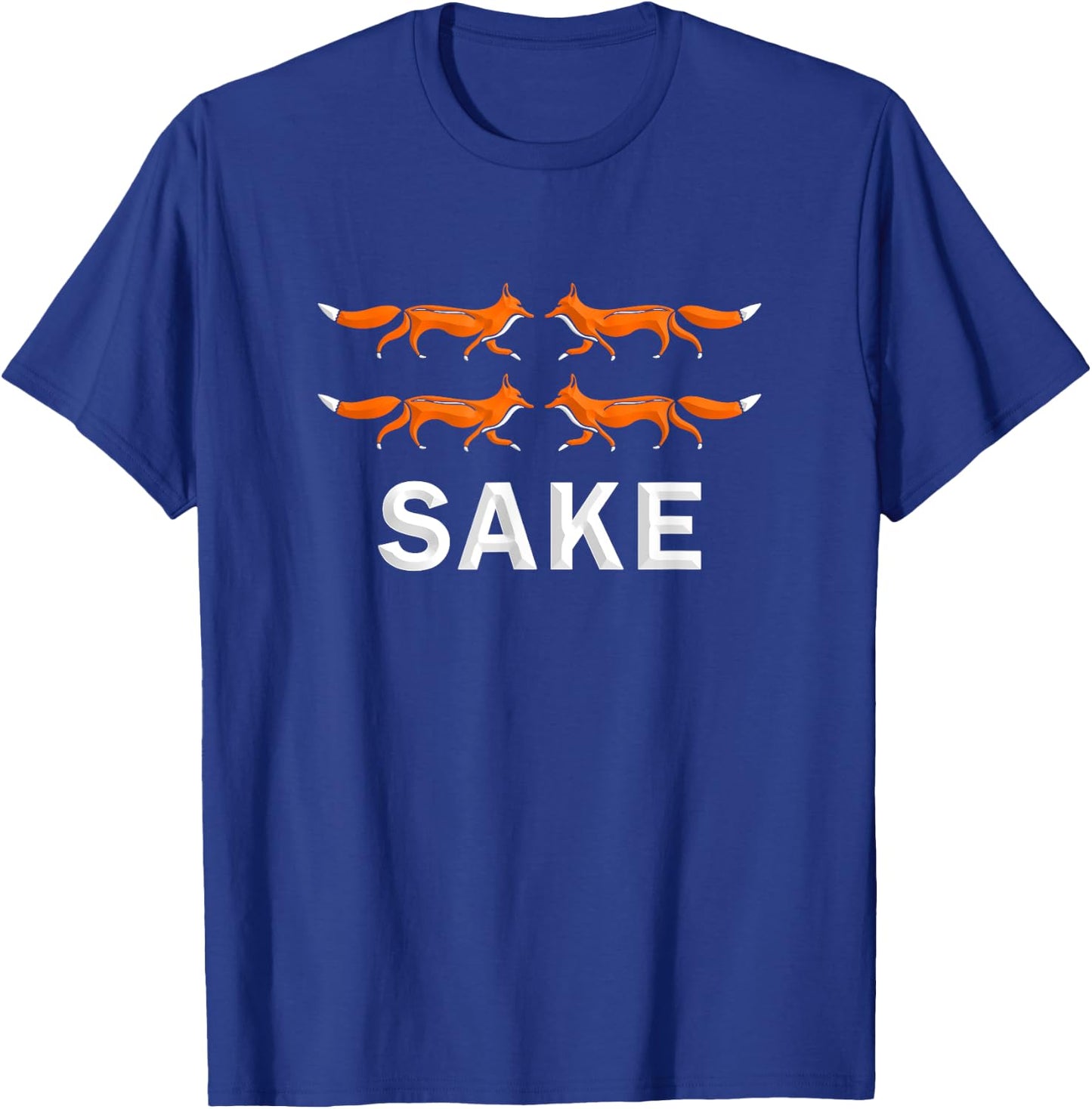 Funny Sarcasm For Fox Sake Adult Humor Graphic 4 Fox T-Shirt - T-Shirt | Royal