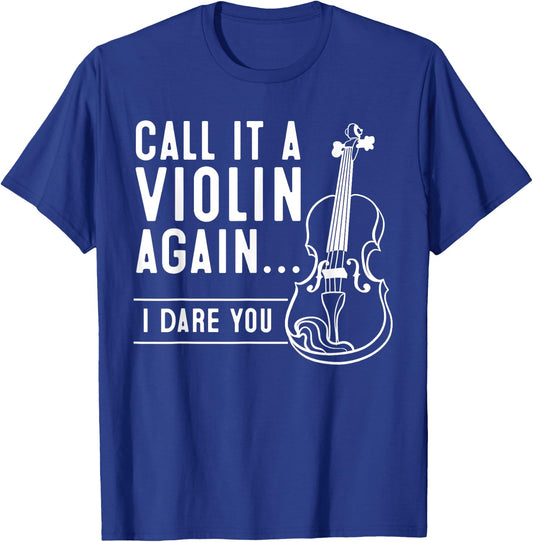 Funny Viola Player Novelty Gift Violin Student Boys Girls T-Shirt - T-Shirt | Royal