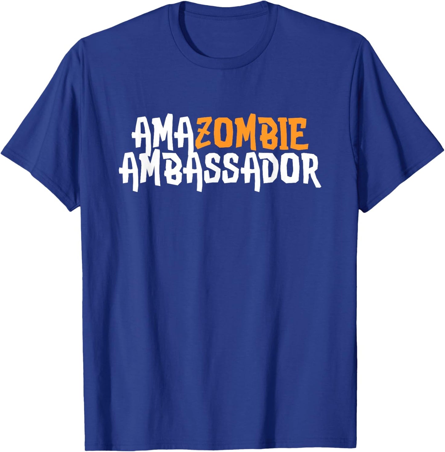 Amazombie Ambassador Employee Warehouse Coworker Swag Gift T-Shirt - T-Shirt | Royal
