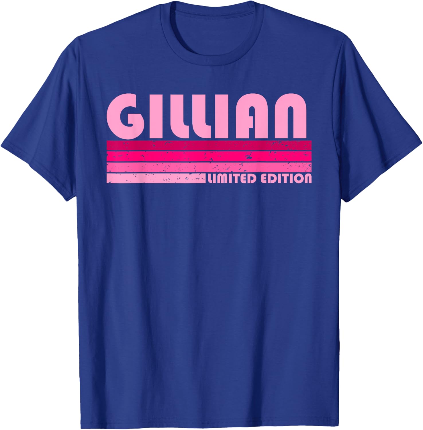 GILLIAN Name Personalized Retro Vintage 80s 90s Birthday T-Shirt - T-Shirt | Royal