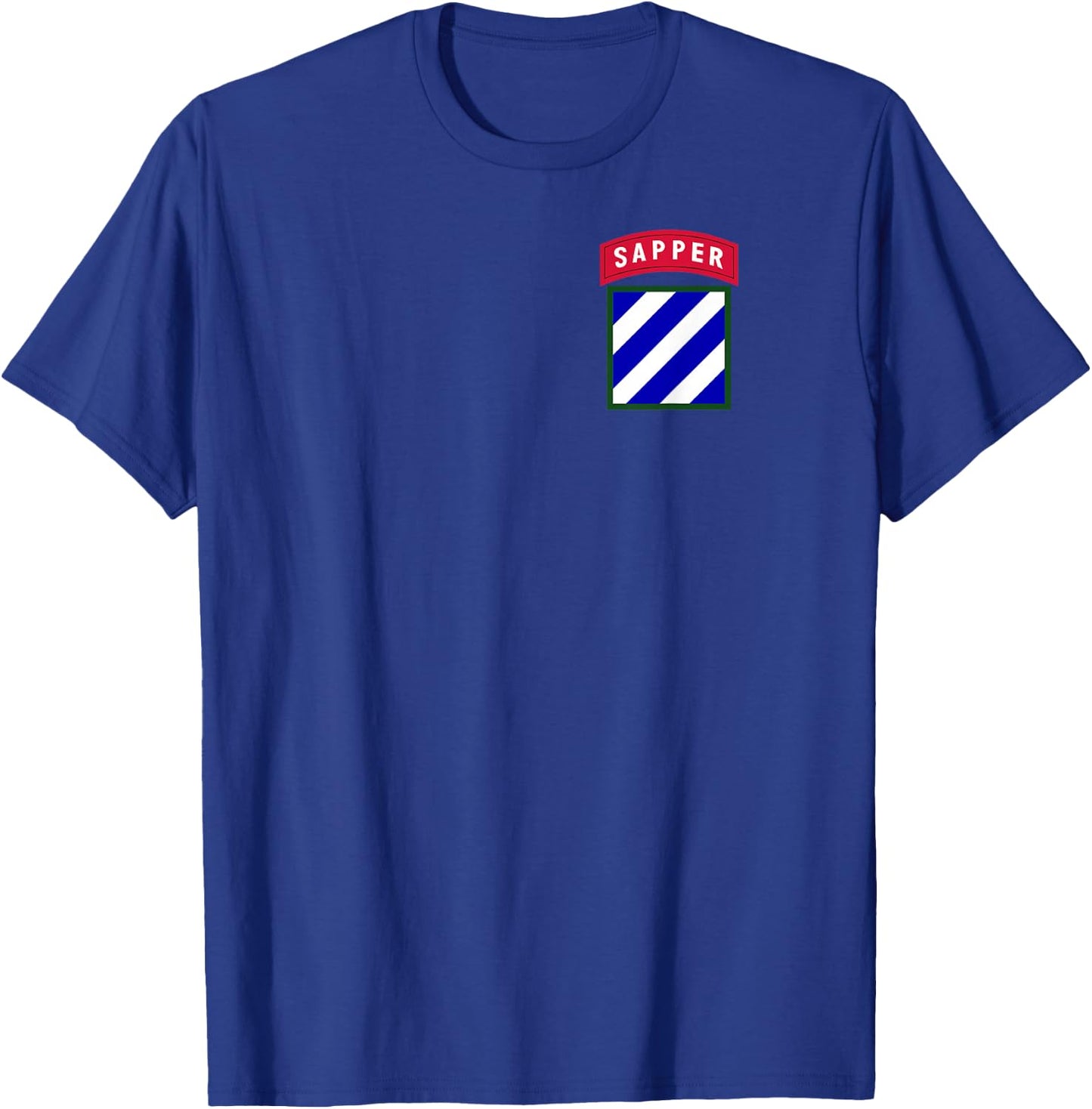 3rd Infantry Division (ID) Patch with Sapper Tab T-Shirt - T-Shirt | Royal