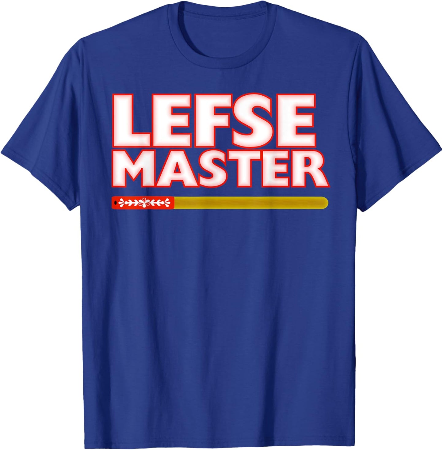 Lefse Master Roll Flip Cook Scandinavian Food T-Shirt - T-Shirt | Royal