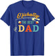 Retro Ofishally The Best Dad Fishing Father Fisherman Papa T-Shirt - T-Shirt | Royal