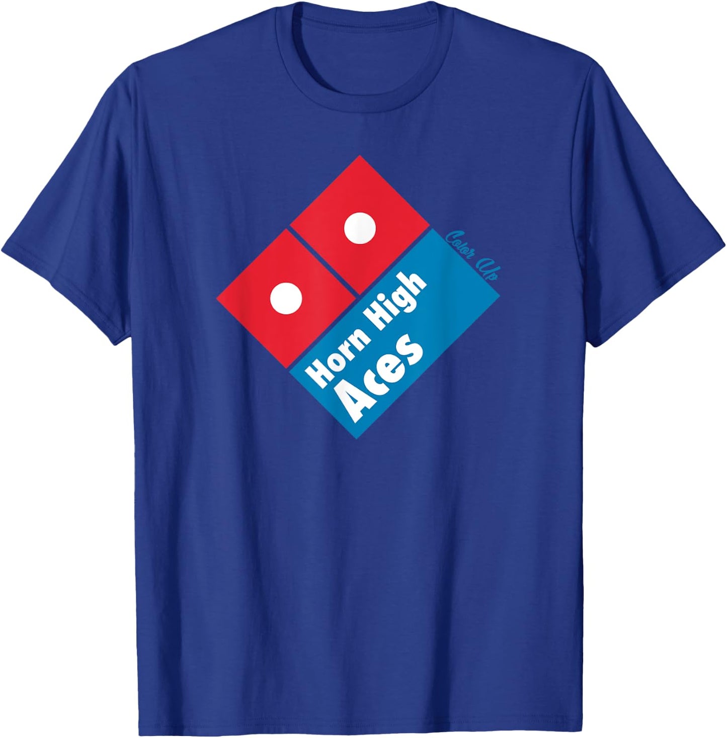 Horn High Aces Casino Craps Gambling T-Shirt - T-Shirt | Royal