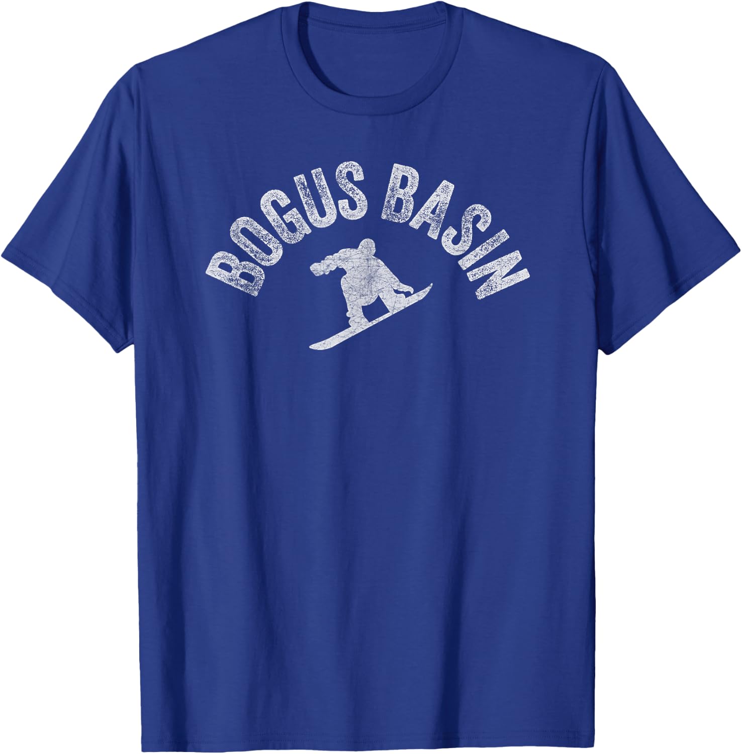 Bogus Basin Snowboard Vintage Snowboarder Retro Idaho T-Shirt - T-Shirt | Royal