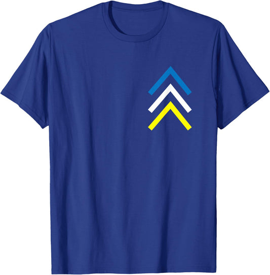 Down Syndrome Three Chromosome Arrows Awareness Month T-Shirt - T-Shirt | Royal