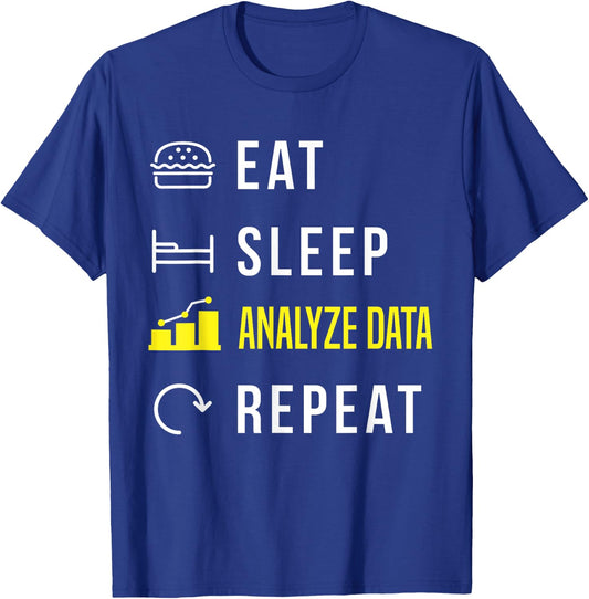Data Analytics Data Engineering for a Data Scientists T-Shirt - T-Shirt | Royal