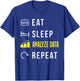 Data Analytics Data Engineering for a Data Scientists T-Shirt - T-Shirt | Royal