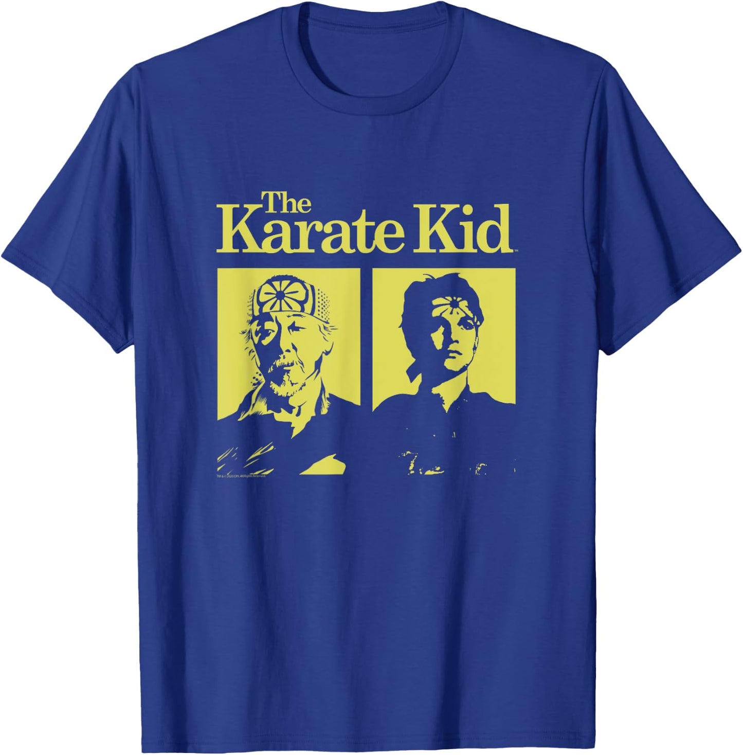 The Karate Kid Sensei and Student Vintage Photo Movie T-Shirt - T-Shirt | Royal