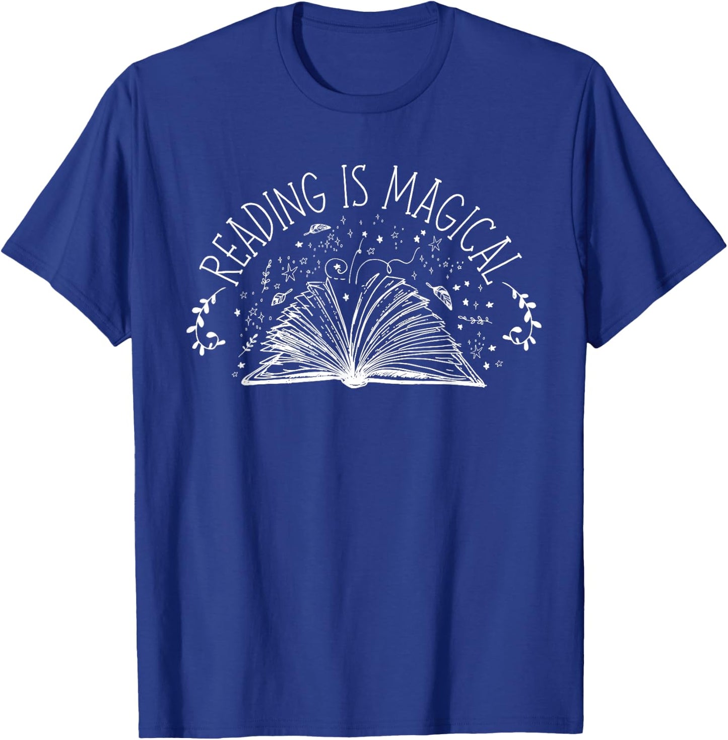 Book Reading Reading Is Magical T-Shirt - T-Shirt | Royal