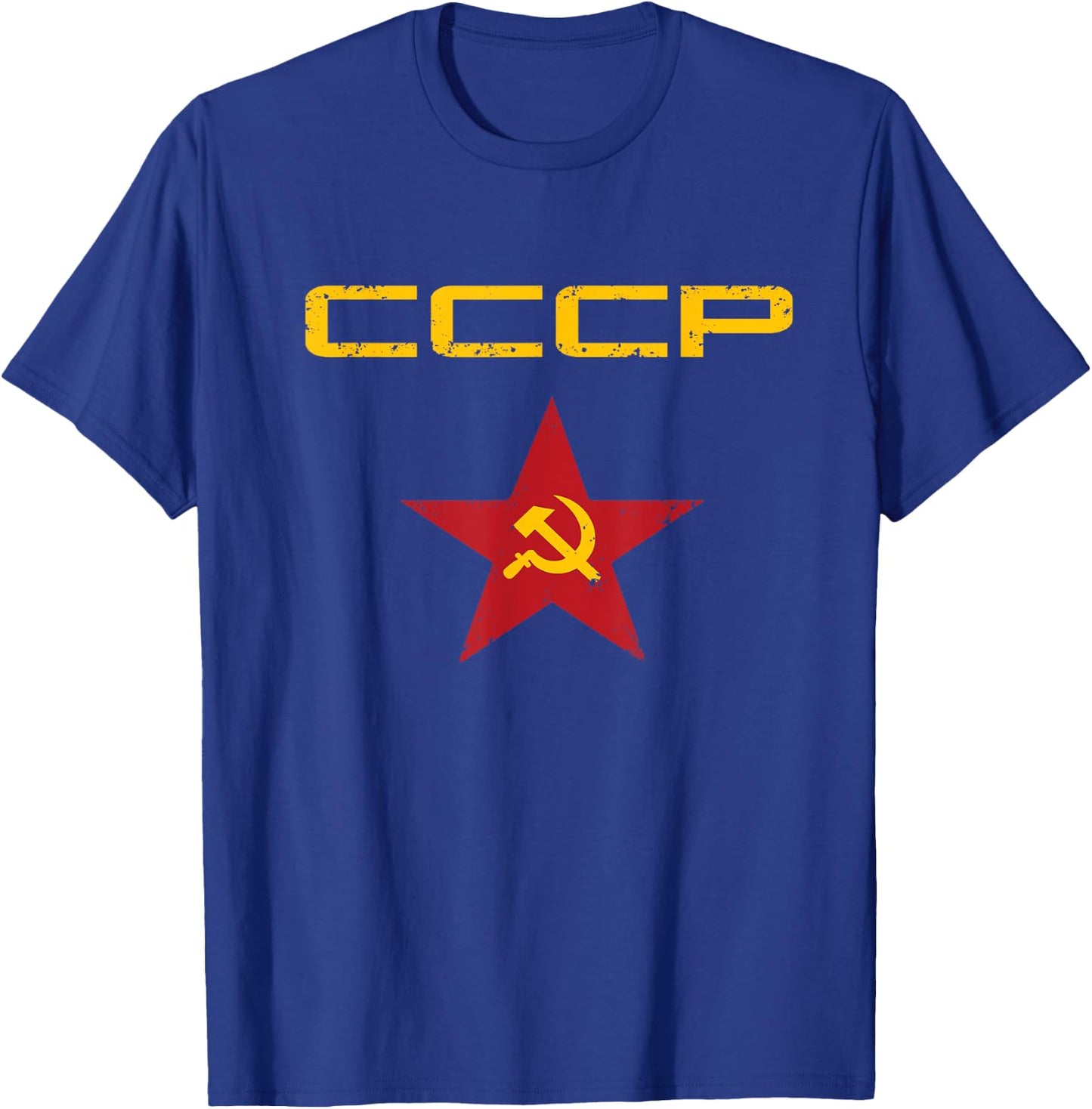 CCCP Soviet Union Retro SSSR T-Shirt - T-Shirt | Royal