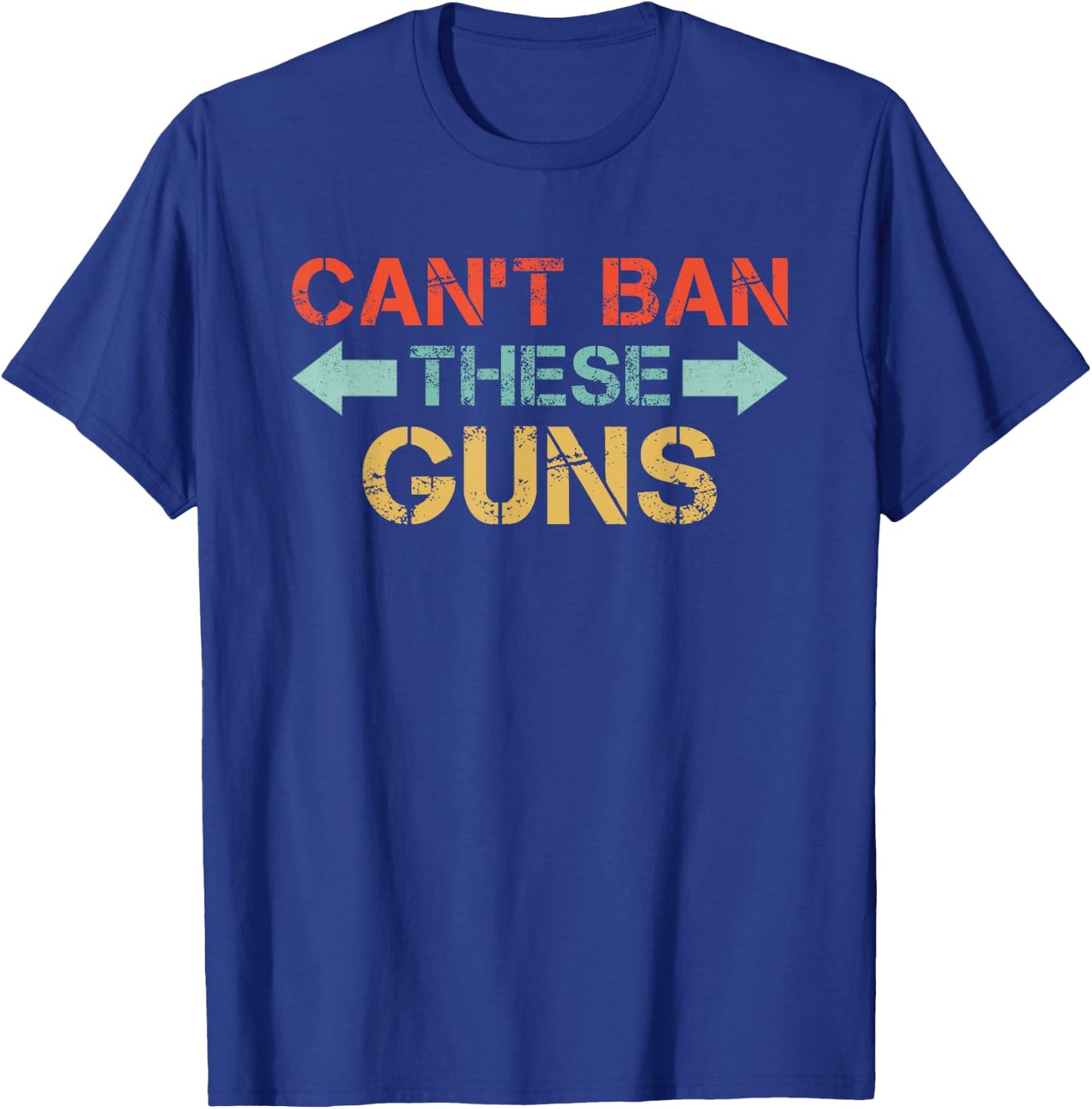 Bench Press Weightlifting Gym workout Cant Ban These Guns T-Shirt - T-Shirt | Royal