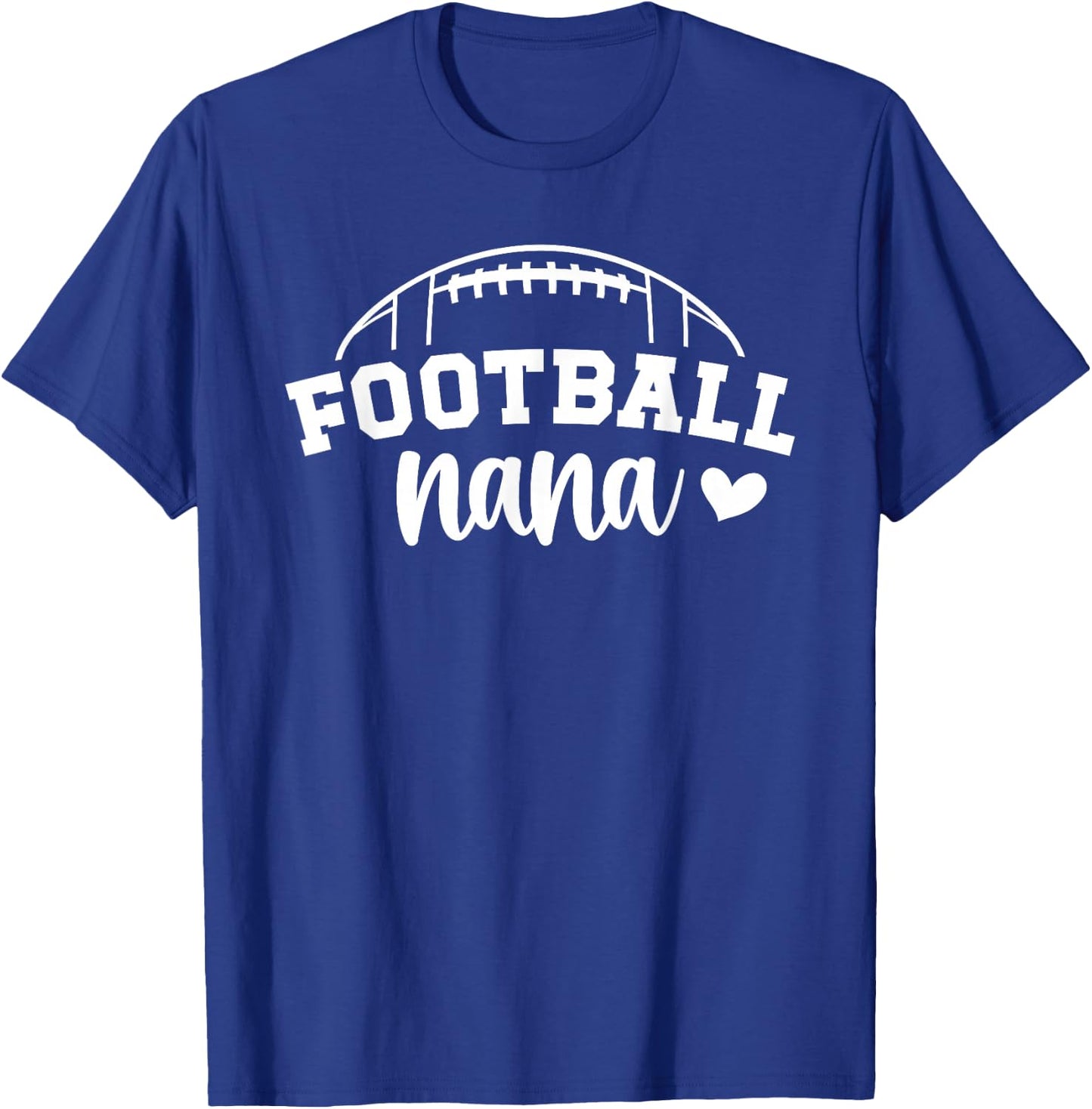 Football Nana Grandma Nana Of A Football Player T-Shirt - T-Shirt | Royal